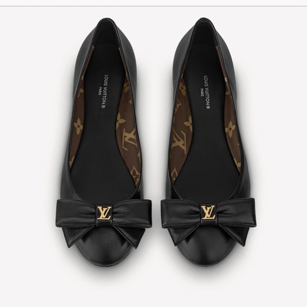 Louis Vuitton poppy flats